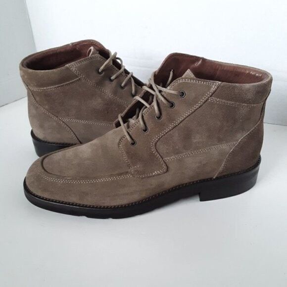 E.T. WRIGHT Men Dress Suede Boot size 8B - Picture 1 of 11